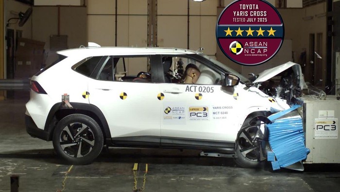 Toyota Yaris Cross Buatan Indonesia Raih Bintang 5 dalam Uji Tabrak ASEAN NCAP